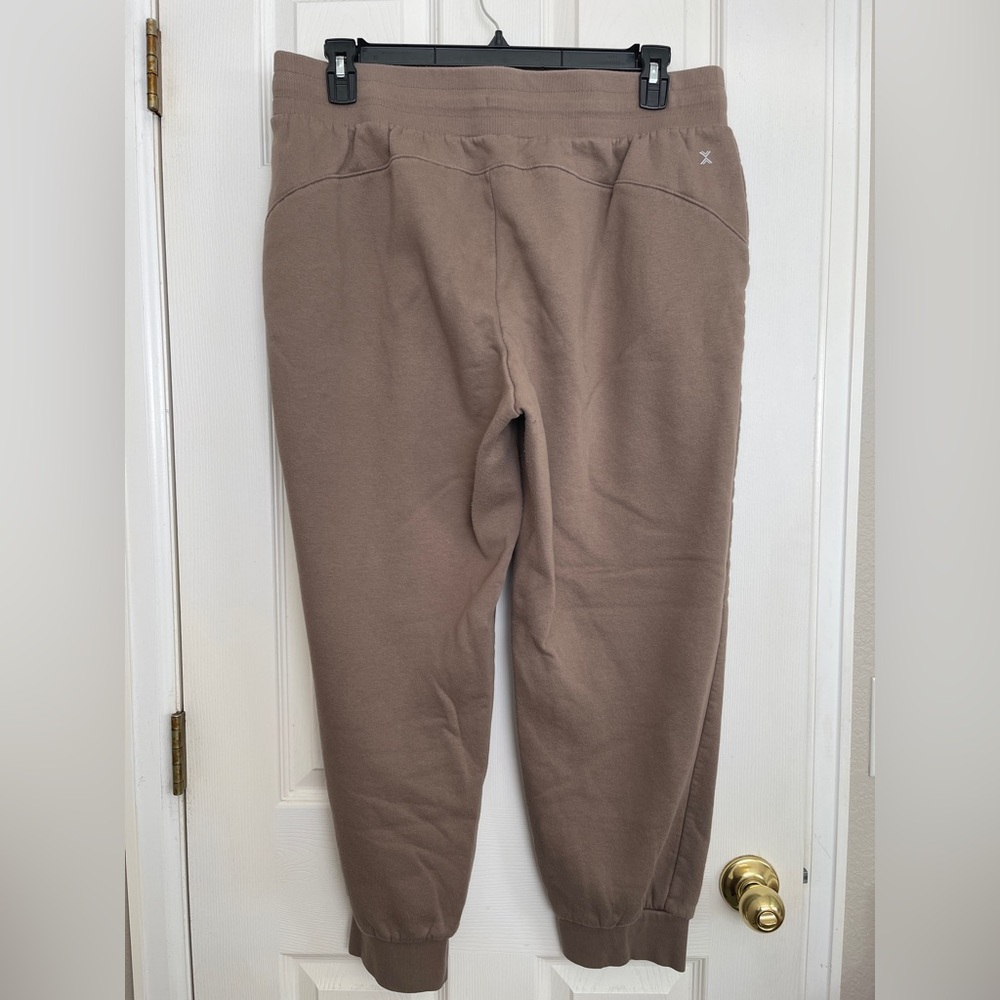 Xersion Taupe Jogger Sweatpants – Size XL | Fleece Lined Athleisure - Picture 5 of 9